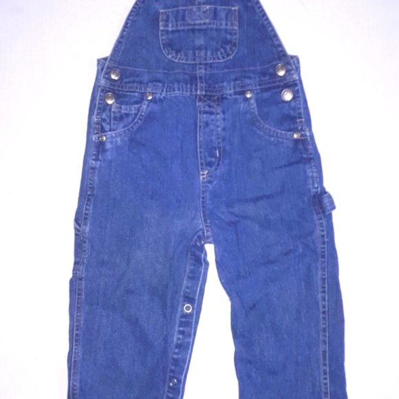 WOODLAND | Toddler Jean Overalls Blue Size 18 months - Picture 1 of 5